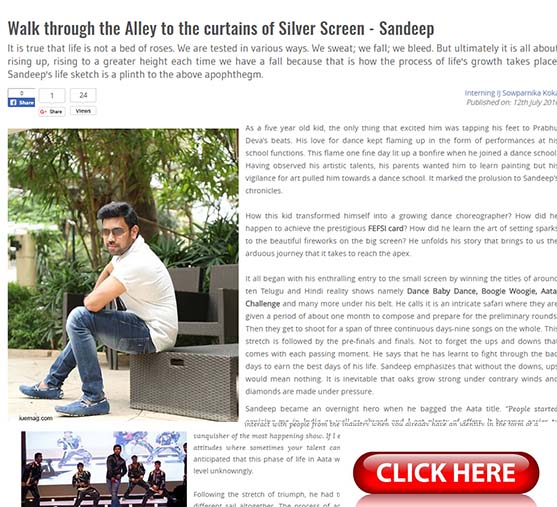 Sandeep Dancer & choreography